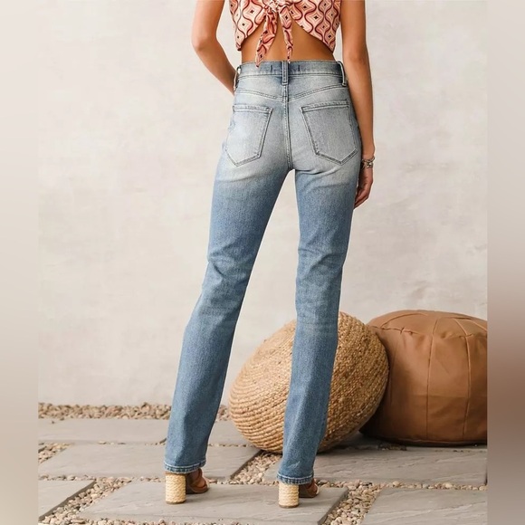 Women’s WILLOW & ROOT The Rise Up Stretch Jean- Size 24 / 29 inseam - Picture 4 of 9